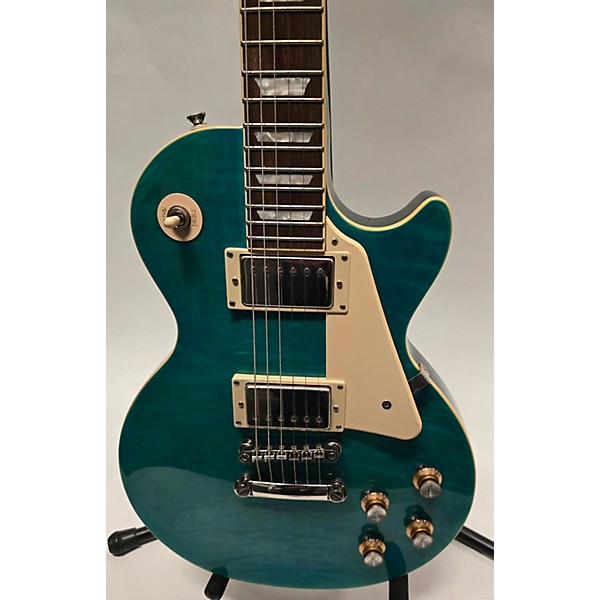 Used Epiphone Used Epiphone Les Paul Standard Loch Ness Green Solid Body Electric Guitar