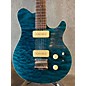 Used Ernie Ball Music Man Used Ernie Ball Music Man Axis Super Sport Trans Blue Solid Body Electric Guitar