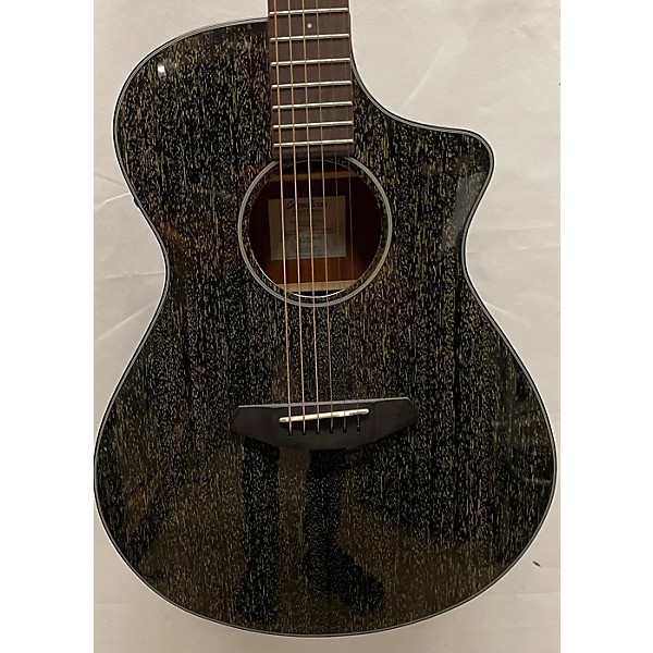 Used Breedlove Used Breedlove Rainforest S African Mahogany Concert Black Gold Acoustic Electric Guitar