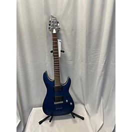 Used Schecter Guitar Research Used Schecter Guitar Research C1 Platinum Trans Blue Solid Body Electric Guitar