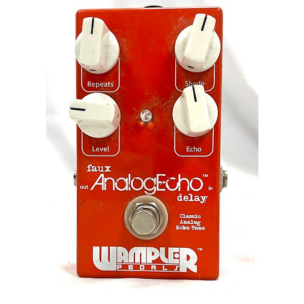 Used Wampler Faux Analog Echo Delay Effect Pedal