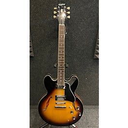 Used Genelec Used 2018 Epiphone ES335 2 Tone Sunburst Hollow Body Electric Guitar