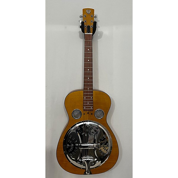 Used Dobro Hound Dog Deluxe Round Neck Resonator Guitar