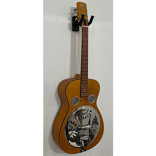 Used Dobro Hound Dog Deluxe Round Neck Resonator Guitar