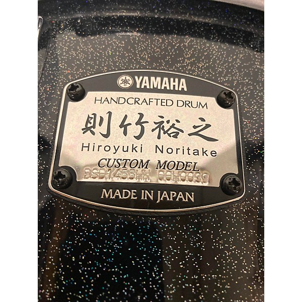 Used Yamaha 5.5X14 Hiroyuki Noritake Hand Crafted Snare Drum