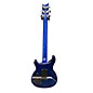 Used PRS Used PRS SE Custom 24 Blue Ghost Flames Solid Body Electric Guitar