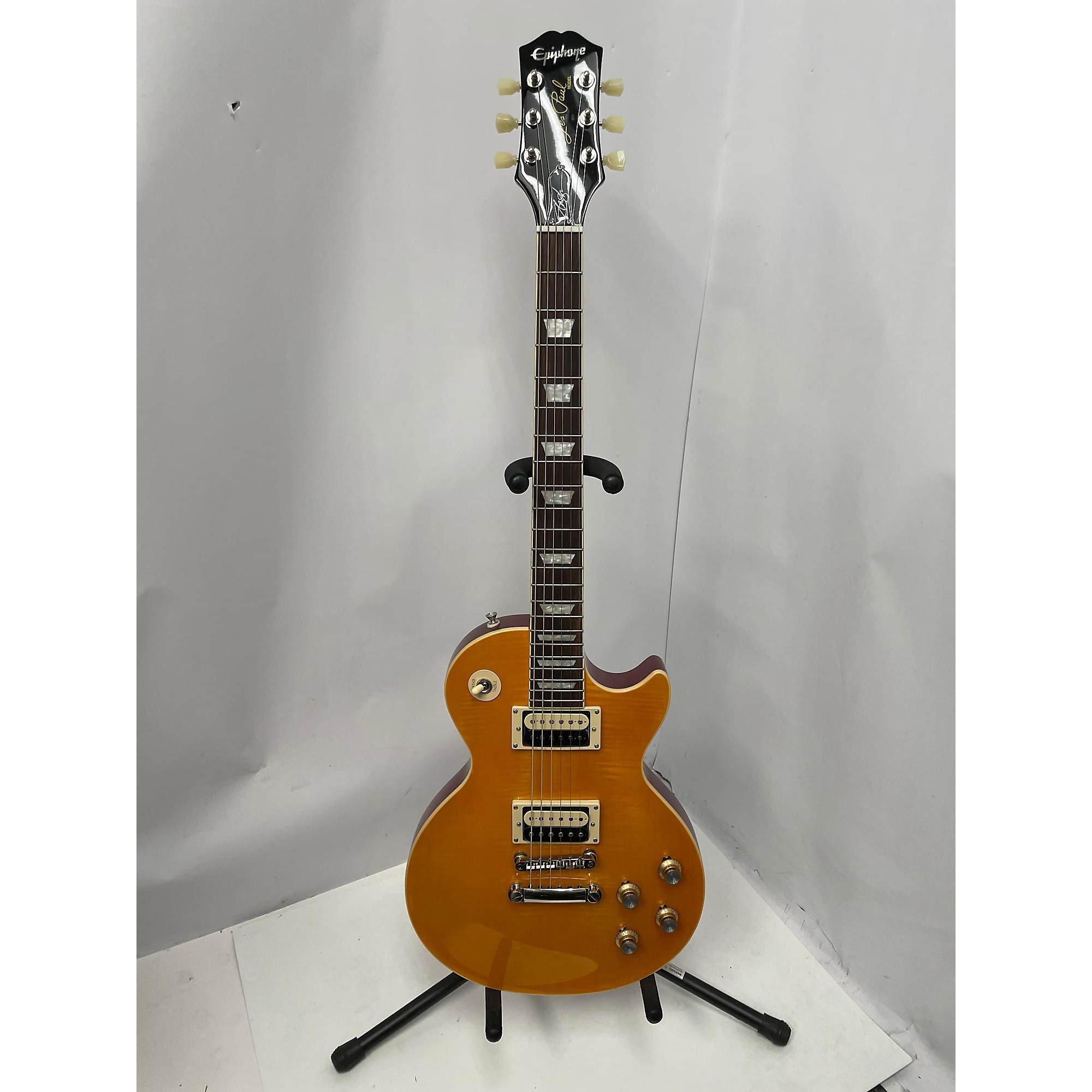 Used Epiphone Slash Rosso Corsa Les Paul Standard Solid Body Electric  Guitar Appetite burst | Guitar Center