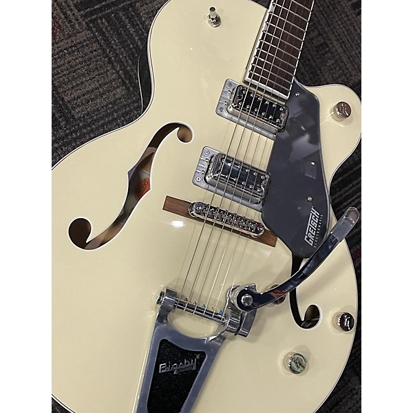 Used Gretsch Guitars Used Gretsch Guitars G5420T Electromatic Cream Hollow Body Electric Guitar