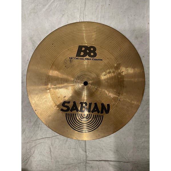 Used SABIAN 14in B8 Chinese Cymbal