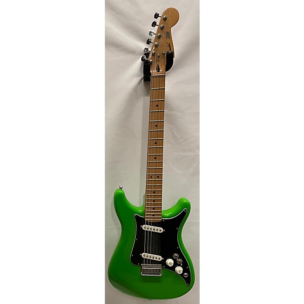 Used Fender Used Fender Player Lead II Neon Green Solid Body Electric Guitar