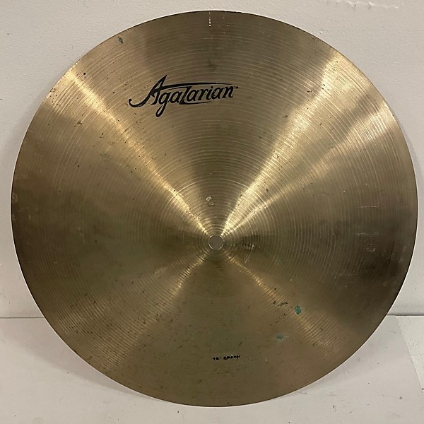 Used Agazarian 16in Thin Crash Cymbal