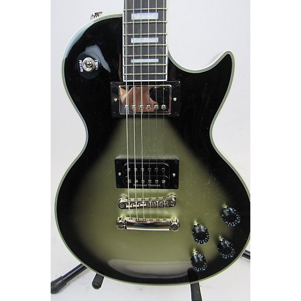 Used Epiphone Used Epiphone Epiphone Adam Jones Les Paul Custom Art Collection: Korin Faught's "Sensation" Silverburst Sol...