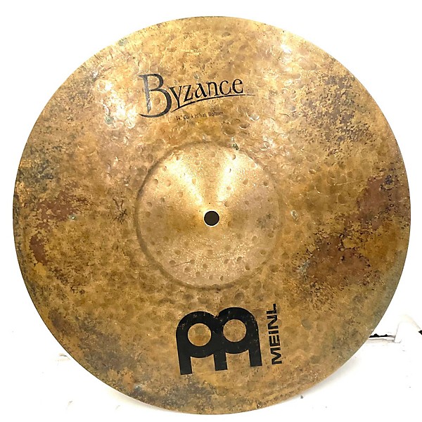 Used MEINL 14in Byzance Dark Hi Hat Bottom Cymbal