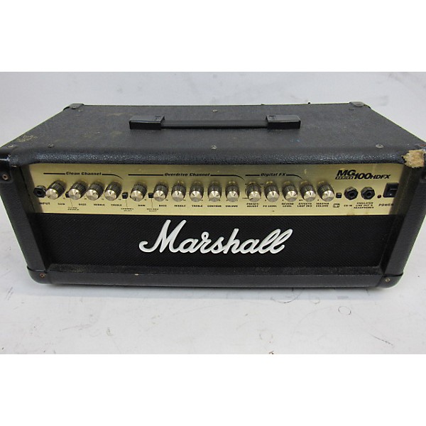 Used Marshall MG100HDFX 100W Solid State Guitar Amp Head