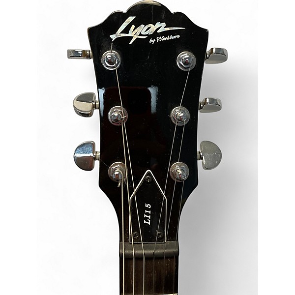 Used Lyon LI15 Black Solid Body Electric Guitar