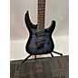 Used Jackson Used Jackson SLATX7Q TRANSPARENT BLUE BURST Solid Body Electric Guitar