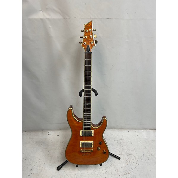 Used Schecter Guitar Research Used Schecter Guitar Research C1 Elite Orange Solid Body Electric Guitar