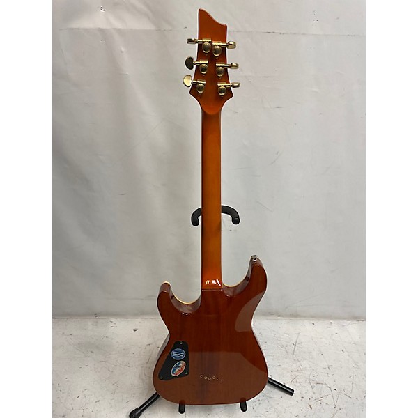 Used Schecter Guitar Research Used Schecter Guitar Research C1 Elite Orange Solid Body Electric Guitar