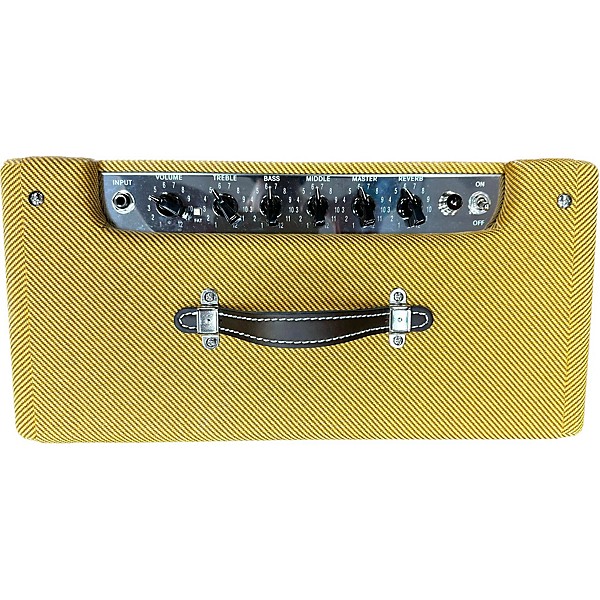 Used Fender Blues Junior Lacquered Tweed 15W 1x12 Jensen C12-N Tube Guitar Combo Amp Tube Guitar Combo Amp