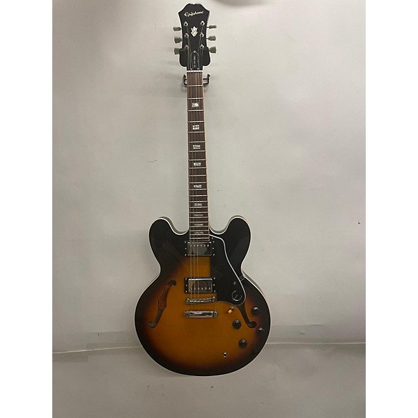 Used Used Epiphone ES335 Pro Sunburst Hollow Body Electric Guitar