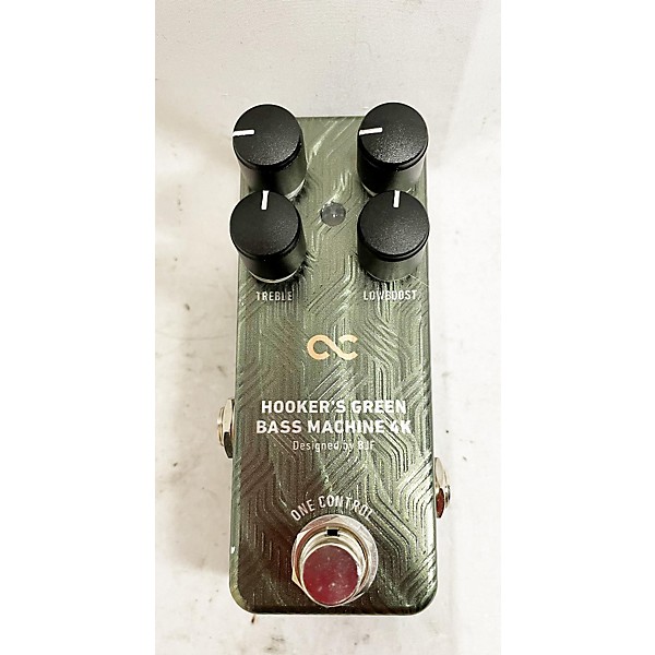Used One Control Hooker's Green Bass Machine 4K Effect Pedal