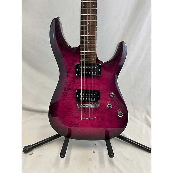 Used Schecter Guitar Research Used Schecter Guitar Research C-6 Plus Magenta Solid Body Electric Guitar