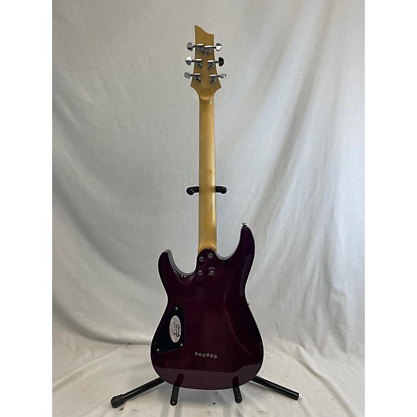 Used Schecter Guitar Research Used Schecter Guitar Research C-6 Plus Magenta Solid Body Electric Guitar