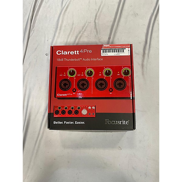 Used Focusrite Clarett 4Pre Audio Interface