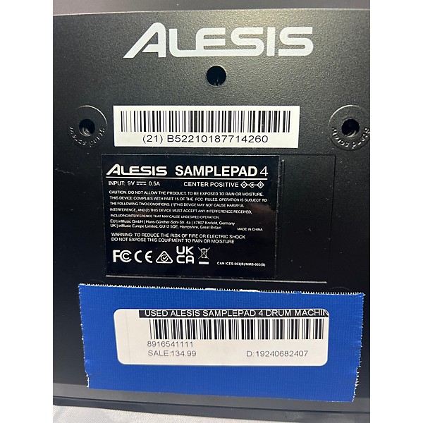 Used Alesis Samplepad 4 Drum Machine