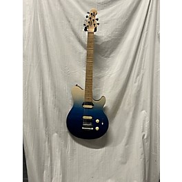 Used Ernie Ball Music Man Used Ernie Ball Music Man Axis Sub Series Spectrum Blue Solid Body Electric Guitar