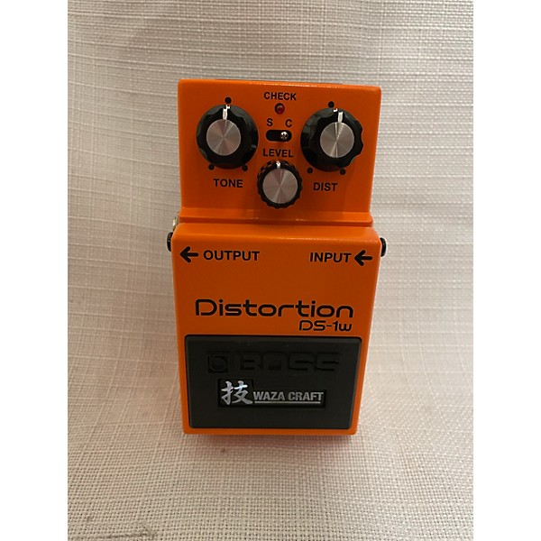 Used BOSS DS1W DISTORTION WAZA Effect Pedal