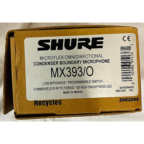 Used Shure MX393/O Condenser Microphone