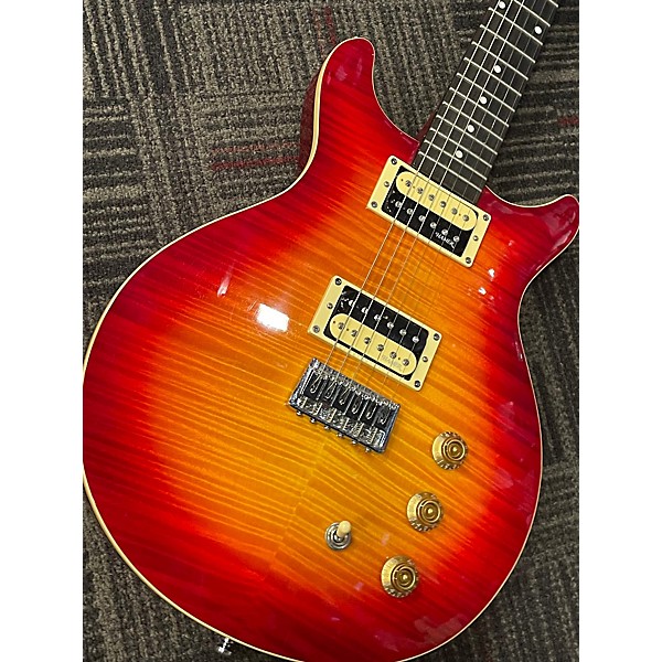 Used Hamer Orange Solid Body Electric Guitar