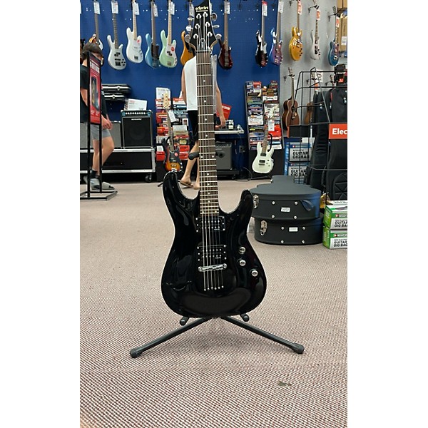 Used Schecter Guitar Research Used Schecter Guitar Research Omen 6 Black Solid Body Electric Guitar