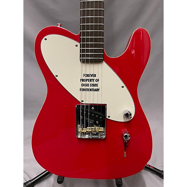 Used Used JOE DOE JAILBIRD Red Solid Body Electric Guitar