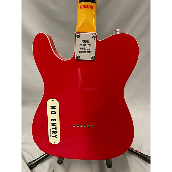 Used Used JOE DOE JAILBIRD Red Solid Body Electric Guitar