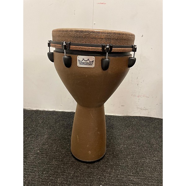 Used Remo Mondo Designer Series Key-Tuned Djembe Earth 25 X 14 In. Djembe