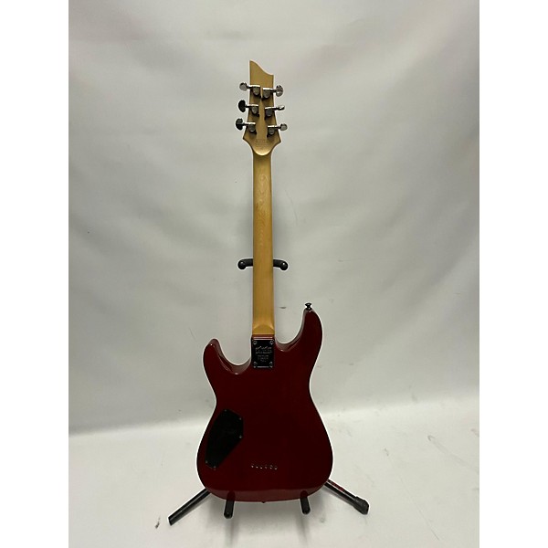 Used Schecter Guitar Research Used Schecter Guitar Research Omen Extreme 6 Trans Red Busrt Solid Body Electric Guitar