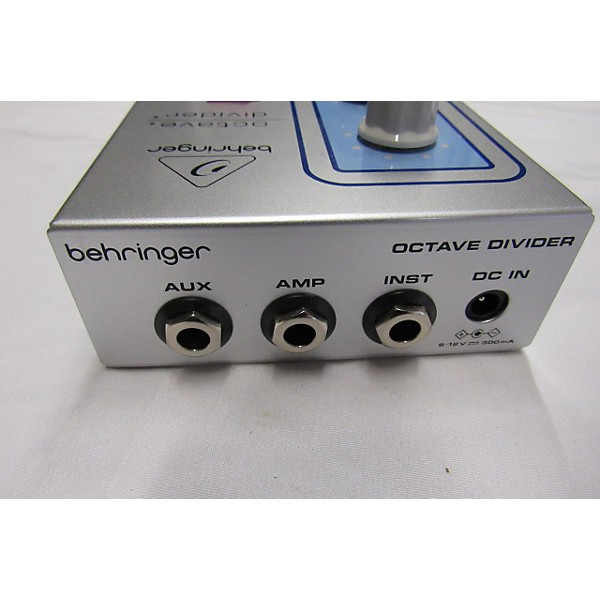 Used Behringer Octave Divider Effect Pedal