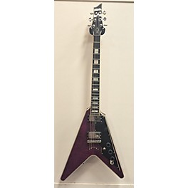 Used Schecter Guitar Research Used 2017 Schecter Guitar Research V1 Limited Trans Purple Solid Body Electric Guitar