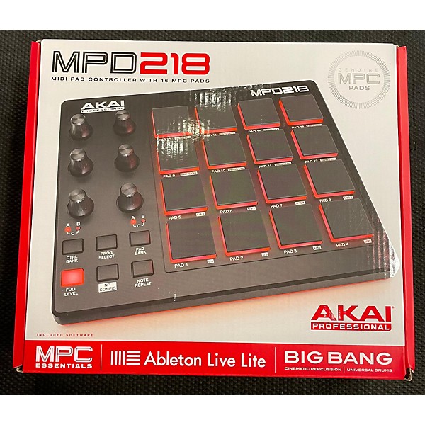 Used Akai Professional MPD218 MIDI Controller