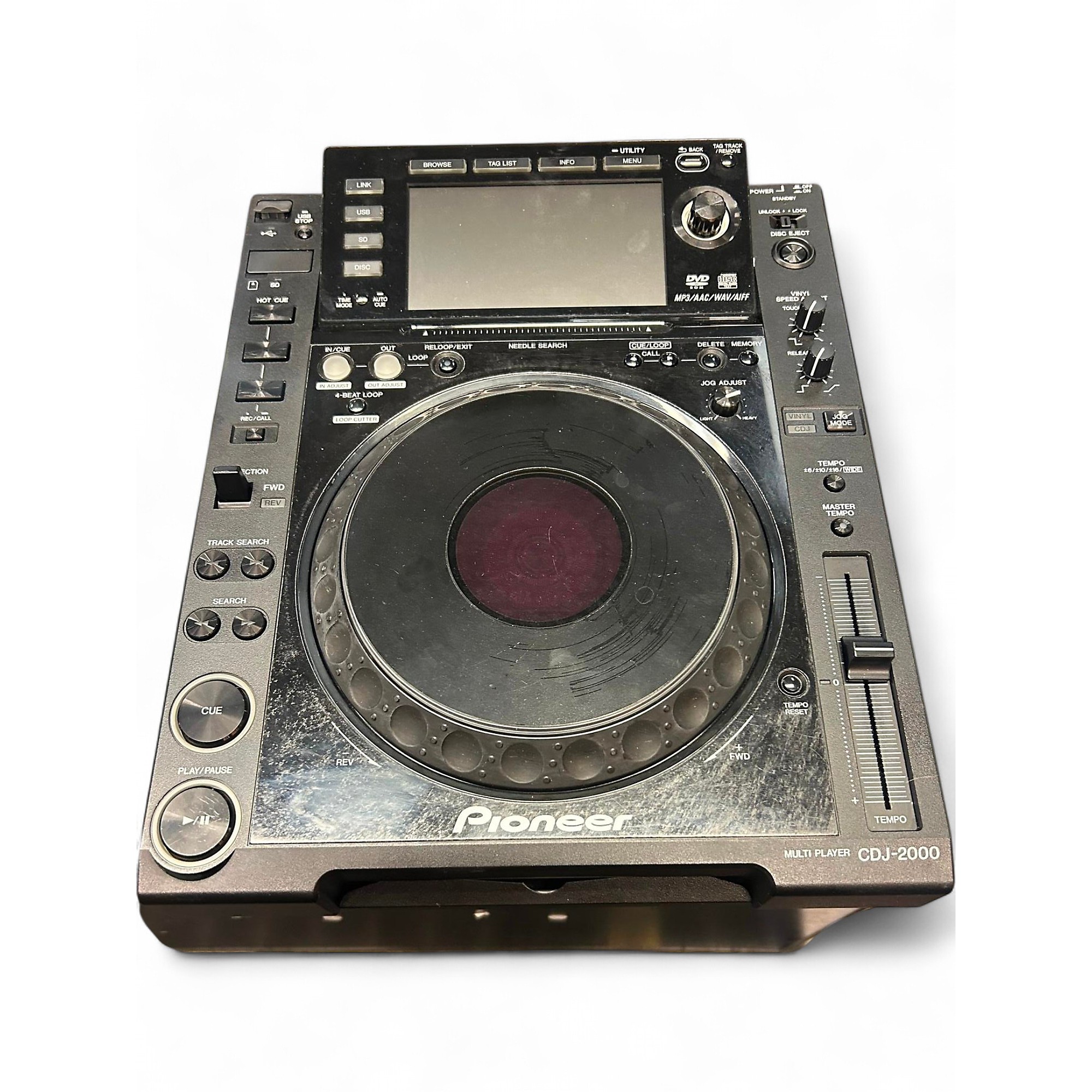 DJ機材 Pioneer CDJ-2000 Pioneer DJ CDJ 2000 Media Player - FREE 24H Shipping – Turntable