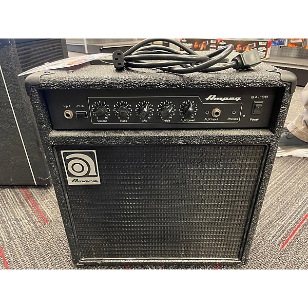 Used Ampeg BA108 25W 1X8 Bass Combo Amp