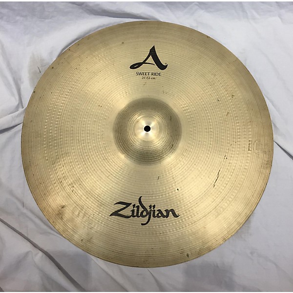 Used Zildjian 21in A Series Sweet Ride Cymbal