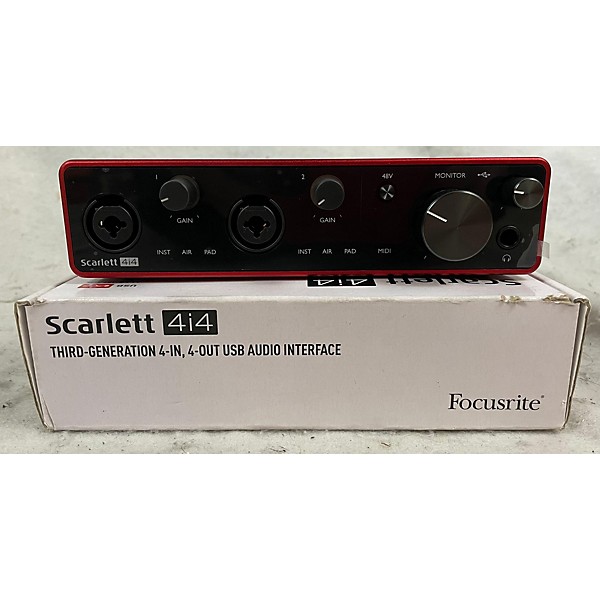 Used Focusrite Scarlett 4i4 Gen 3 Audio Interface