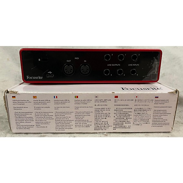 Used Focusrite Scarlett 4i4 Gen 3 Audio Interface