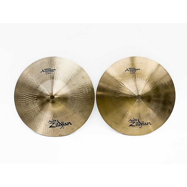 Used Zildjian 10in Special Recording Hi Hat Pair Cymbal