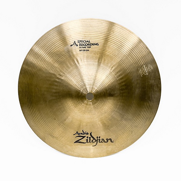 Used Zildjian 10in Special Recording Hi Hat Pair Cymbal