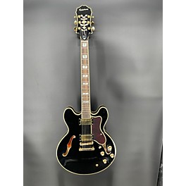 Used Epiphone Used 2018 Epiphone Sheraton II Black And Gold Hollow Body Electric Guitar