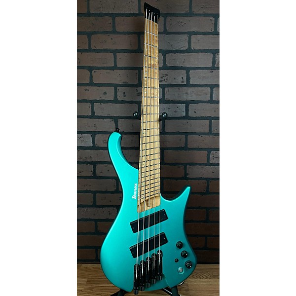 Used Ibanez Used Ibanez EHB1005SMS Sea Foam Green Electric Bass Guitar